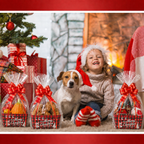 Cookey 72pcs Christmas Gift Baskets With Christmas Baskets For Holiday Treats, Candy, And Party Table Decorative Displays