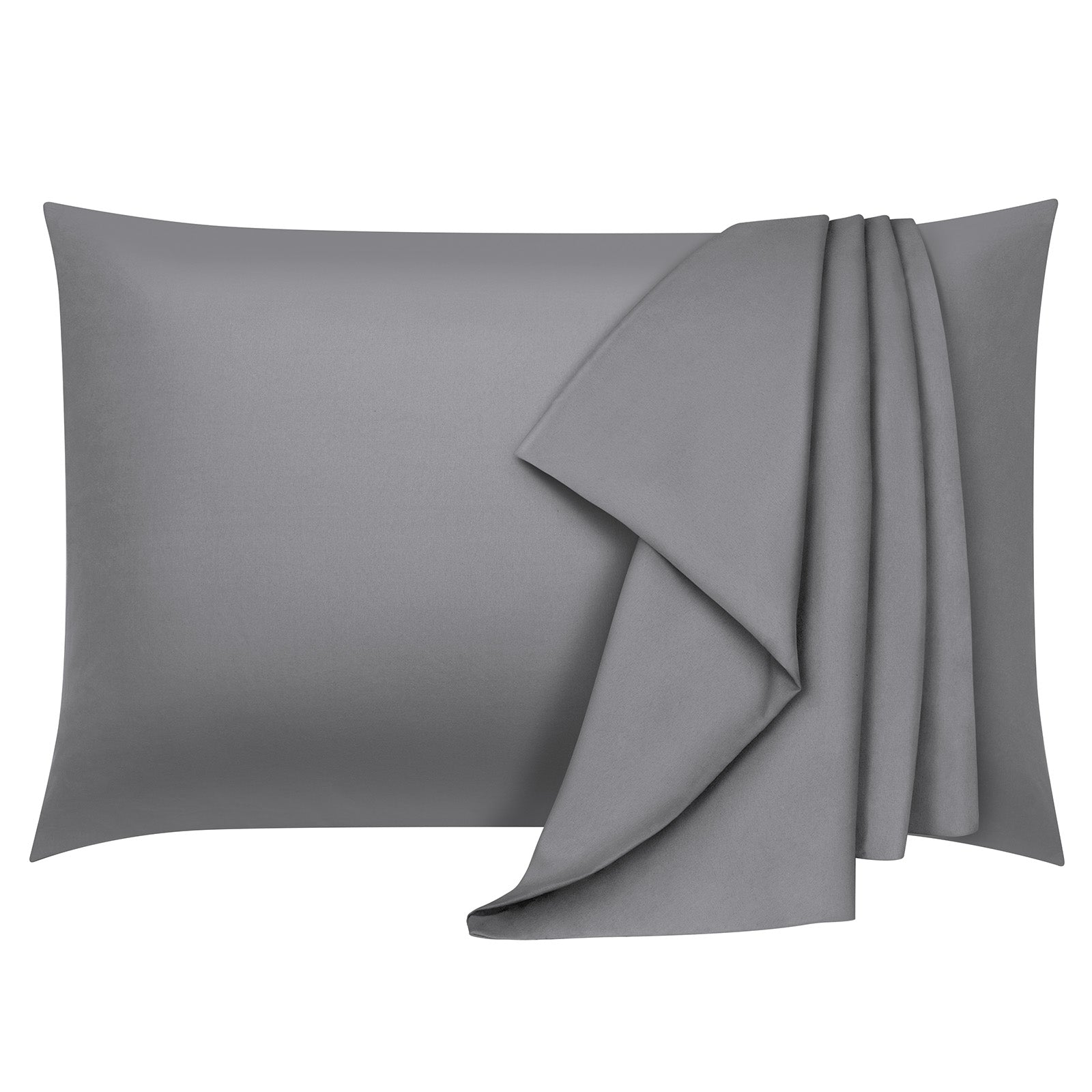 COOKEY Pillowcases 2 Pack,Super Soft Brushed Microfiber Pillow Cover with Envelope Closure