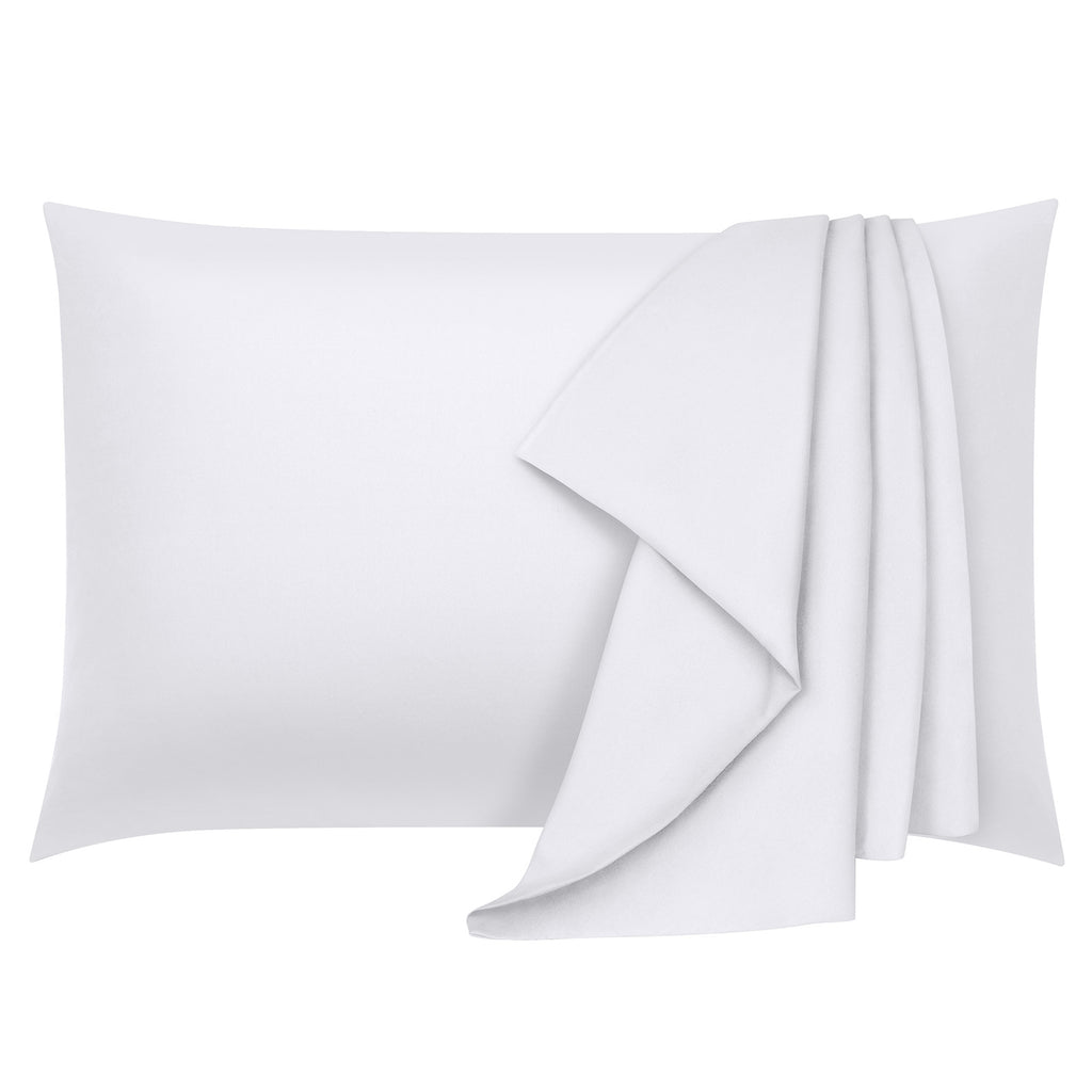COOKEY Pillowcases 2 Pack,Super Soft Brushed Microfiber Pillow Cover with Envelope Closure