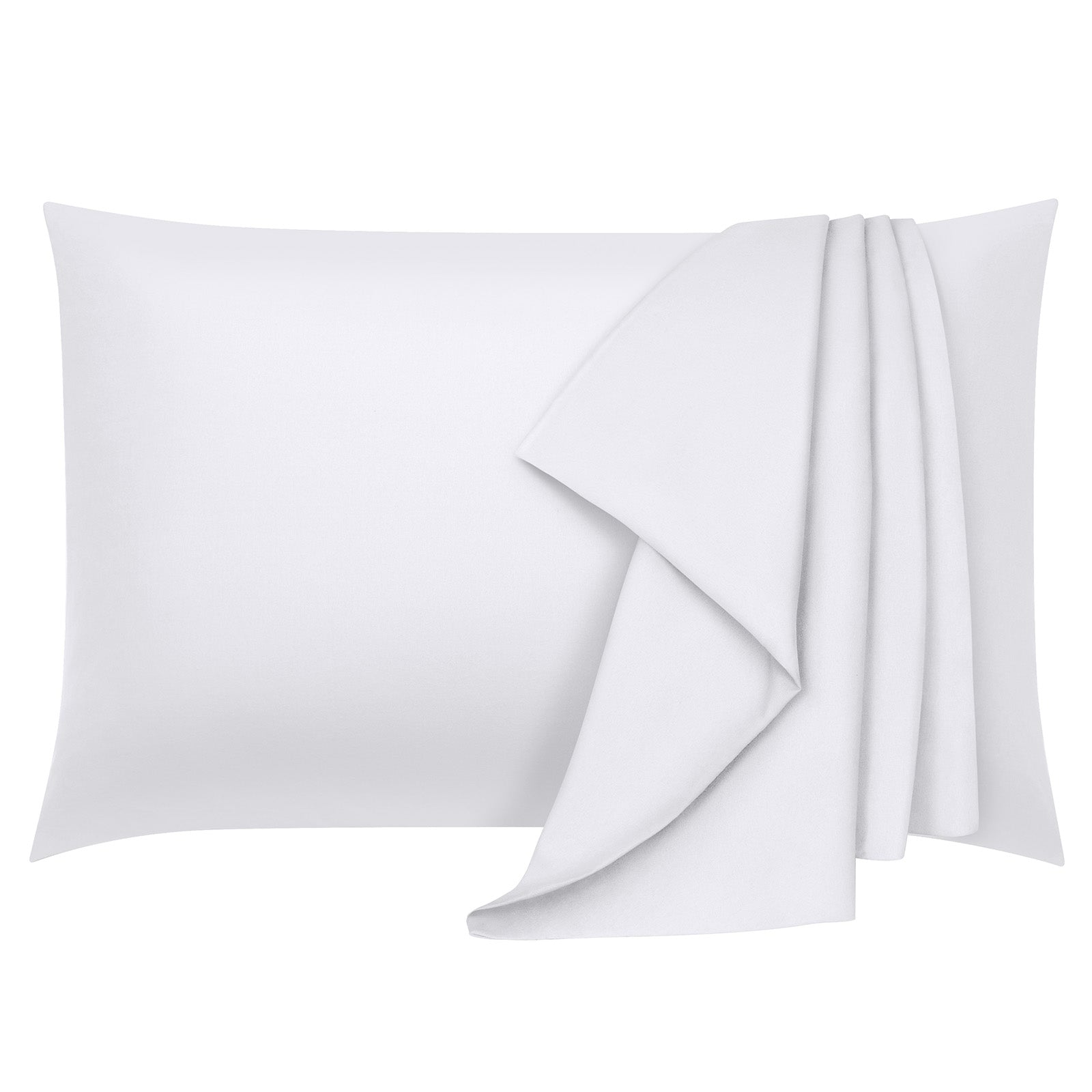 COOKEY Pillowcases 2 Pack,Super Soft Brushed Microfiber Pillow Cover with Envelope Closure