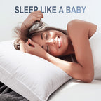 COOKEY Goose Down & Feather Luxury Bed Pillow for Sleep, Soft & Fluffy Hotel Pillow for Sleepers