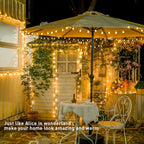 COOKEY 100 LED Globe String Lights Indoor, 33 ft, Warm White, Plug-In with Remote
