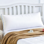 COOKEY Full Body Pillow for Adults, Supportive and Fluffy Body Pillows, Large Long Bed Pillows for Sleeping, 20x54,White