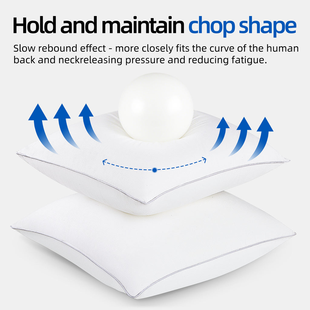 COOKEY Throw Pillow Inserts,Indoor White Square Decorative Pillows for Couch & Bed