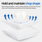 COOKEY Throw Pillow Inserts,Indoor White Square Decorative Pillows for Couch & Bed