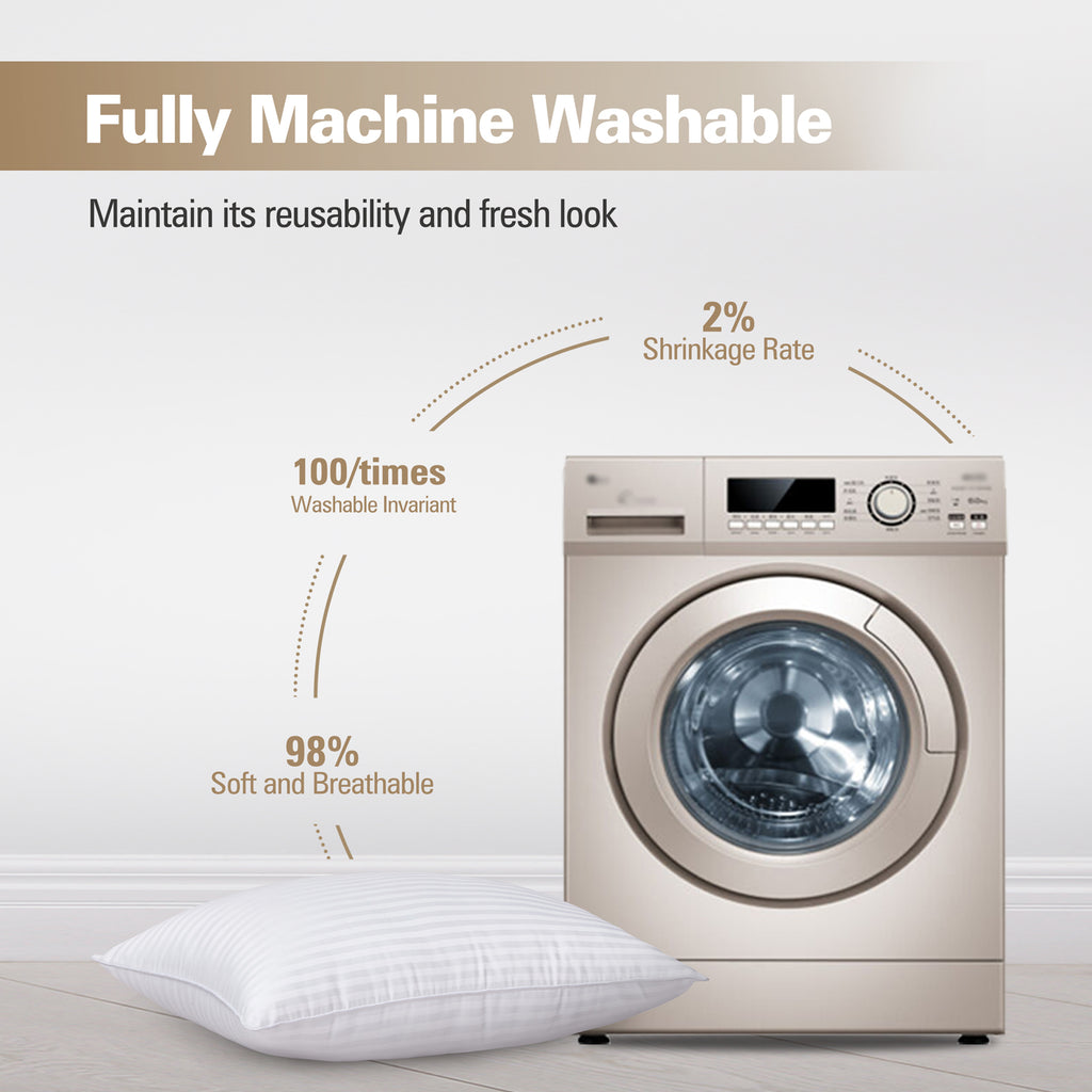 COOKEY Pillow for Bed ,Down Alternative Pillows for Sleeping , Luxury Hotel Pillow for Back,Stomach or Side Sleeper