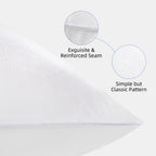 COOKEY Throw Pillow Inserts,Indoor White Square Decorative Pillows for Couch & Bed