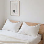 COOKEY Ergonomic Side Sleeper Pillow Set of 2, Down Alternative Bed Pillows for Neck Pain Relief,  - Comfortable Pillows for Side Sleepers