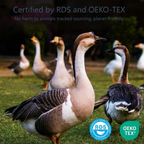 COOKEY Goose Down & Feather Luxury Bed Pillow for Sleep, Soft & Fluffy Hotel Pillow for Sleepers