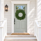 Christmas Garlands Norfolk Pine Garland, Real Touch Artificial Faux Greenery Garland for Holiday Indoor Outdoor Decor