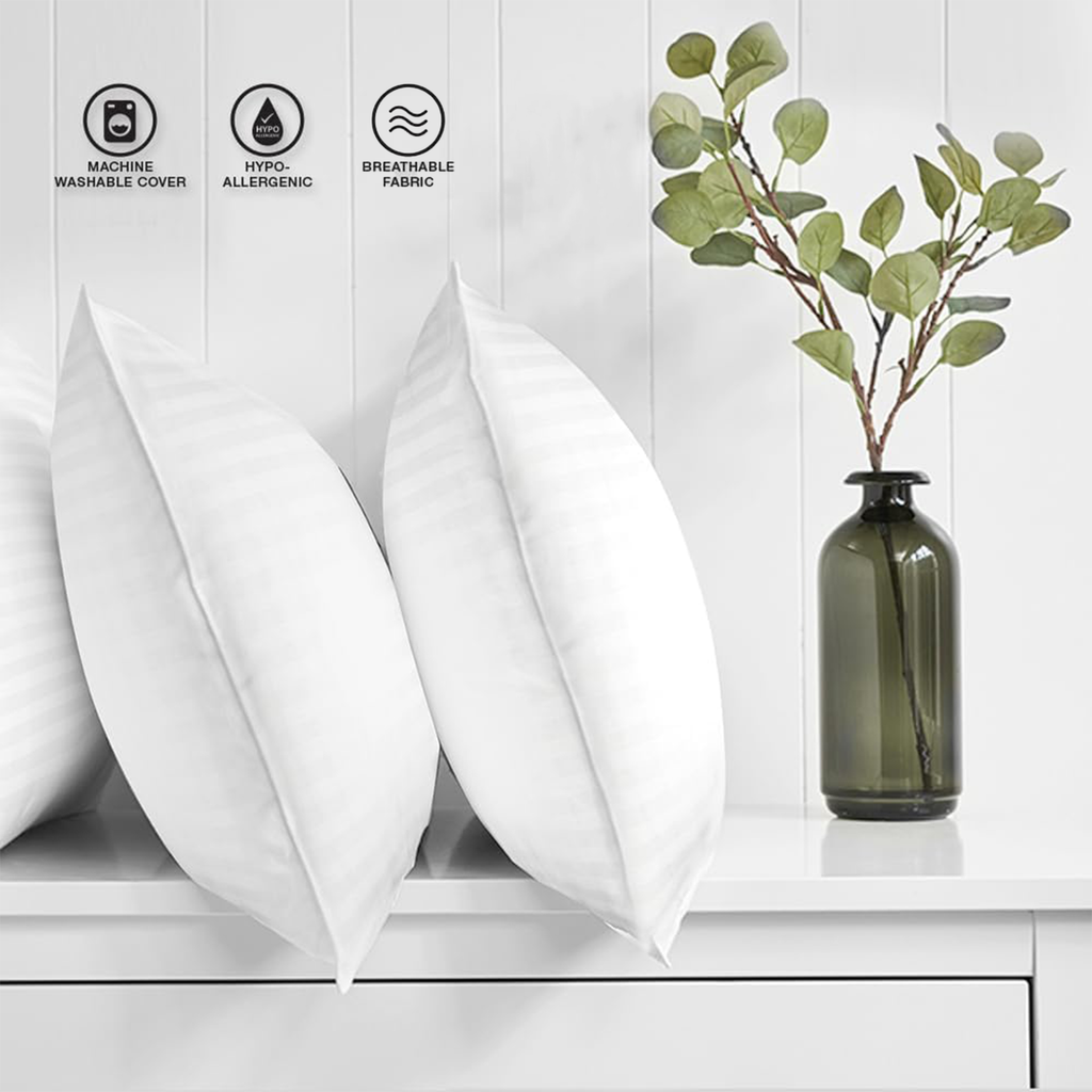 COOKEY Pillow for Bed ,Down Alternative Pillows for Sleeping , Luxury Hotel Pillow for Back,Stomach or Side Sleeper