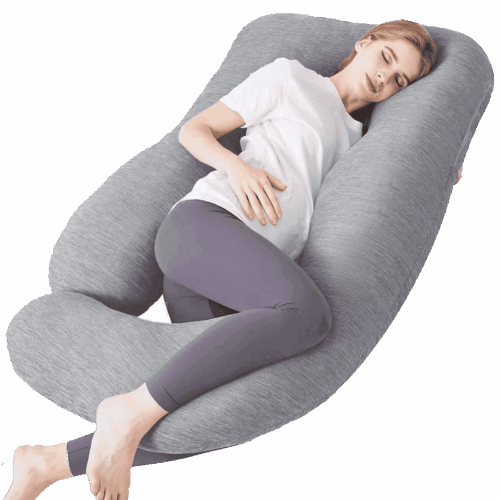COOKEY Pregnancy Pillow Cooling,U Shaped Full Body Maternity Pillows for Belly and Back Support,Super Breathable for Hot Sleeper