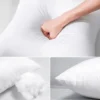 COOKEY 12x20 Pillow Insert Throw Pillows for Couch Set of 2, Rectangular Decorative Pillows 2 Pack for Sofa,White